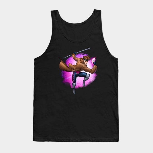 Gambit Tank Top by PatrickBrownArt